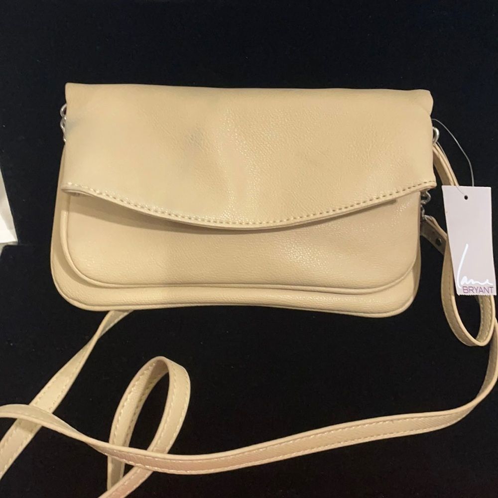 Lane Bryant faux leather clutch